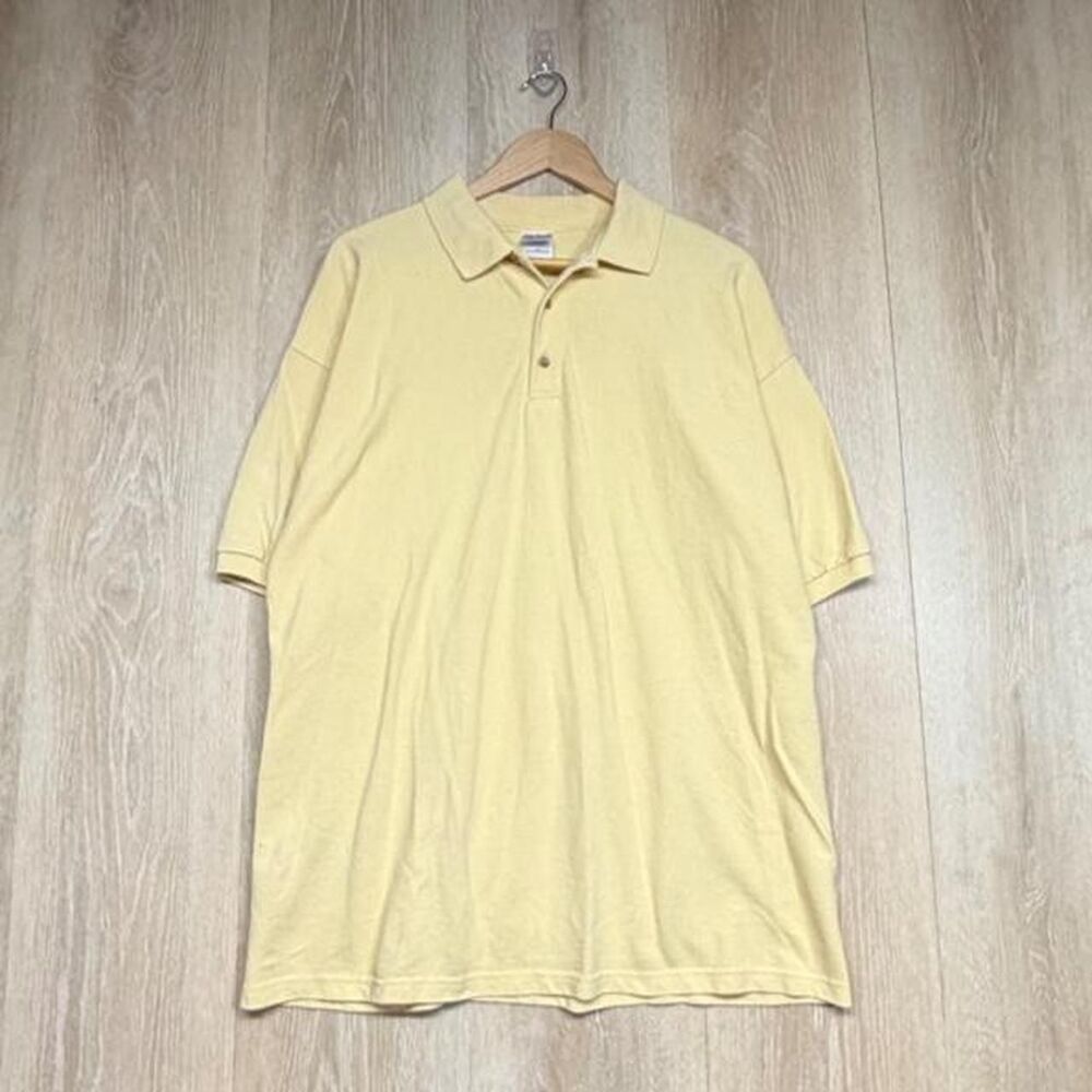 Gildan Men's Yellow Polo-shirts